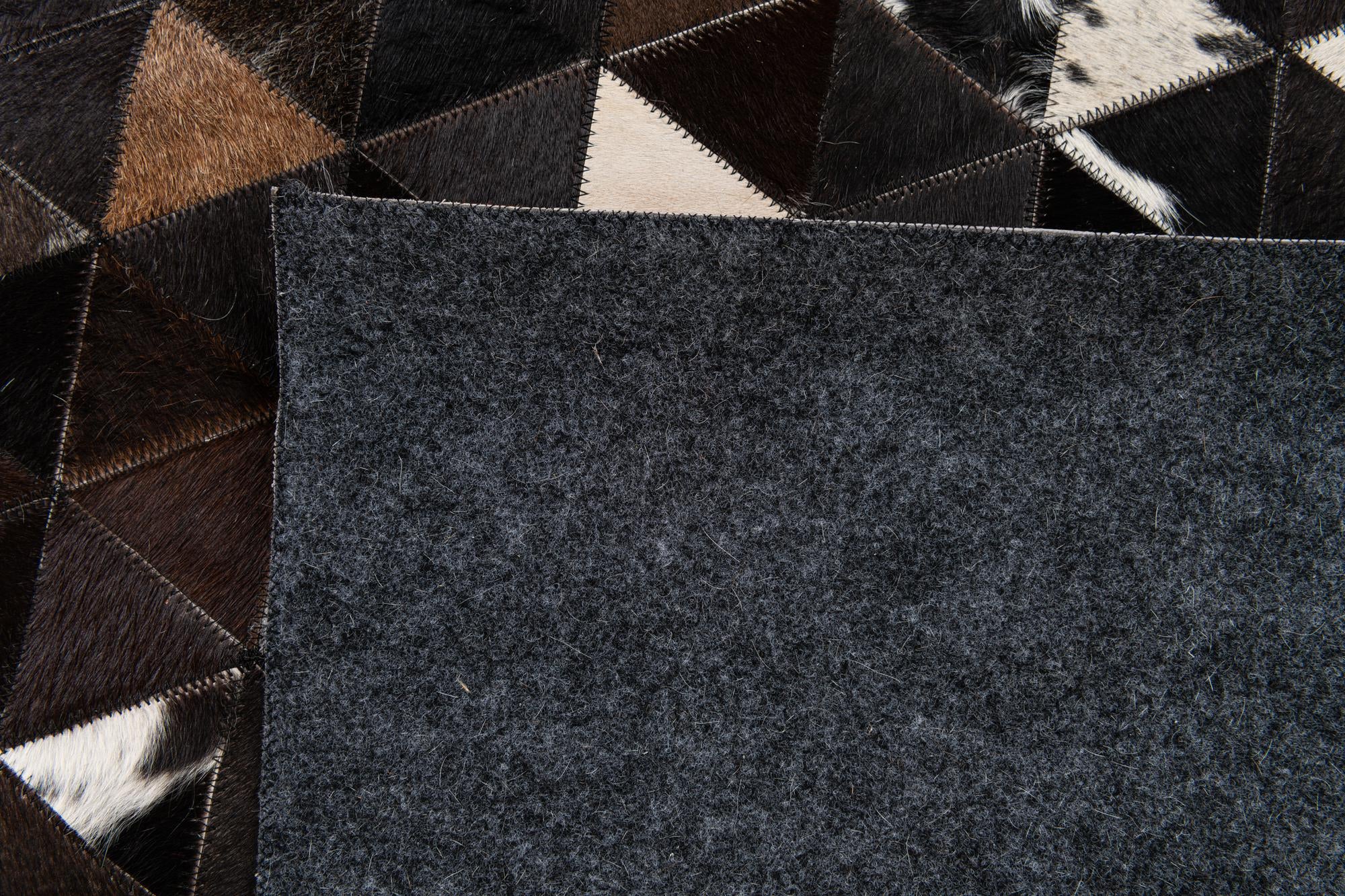 5' x 7' 11 Cowhide Stocks Rug