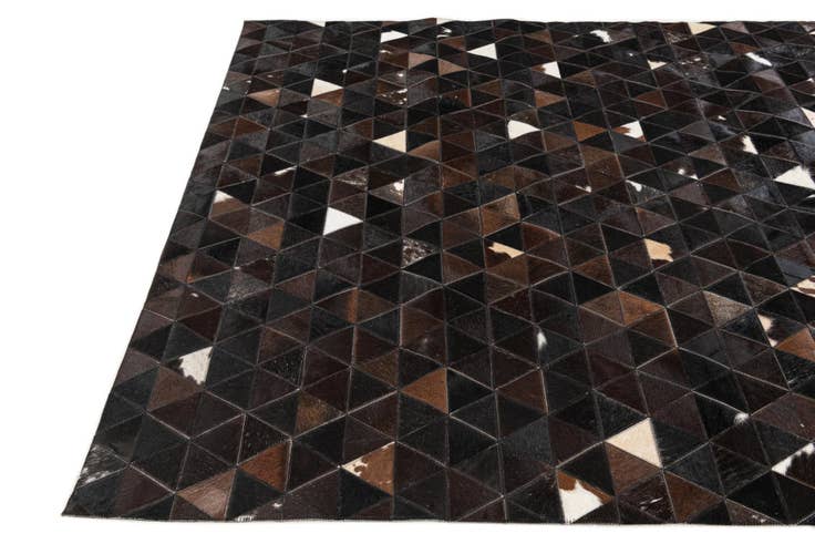 Detail image of 5' 1 x 8' Cowhide Stocks Rug