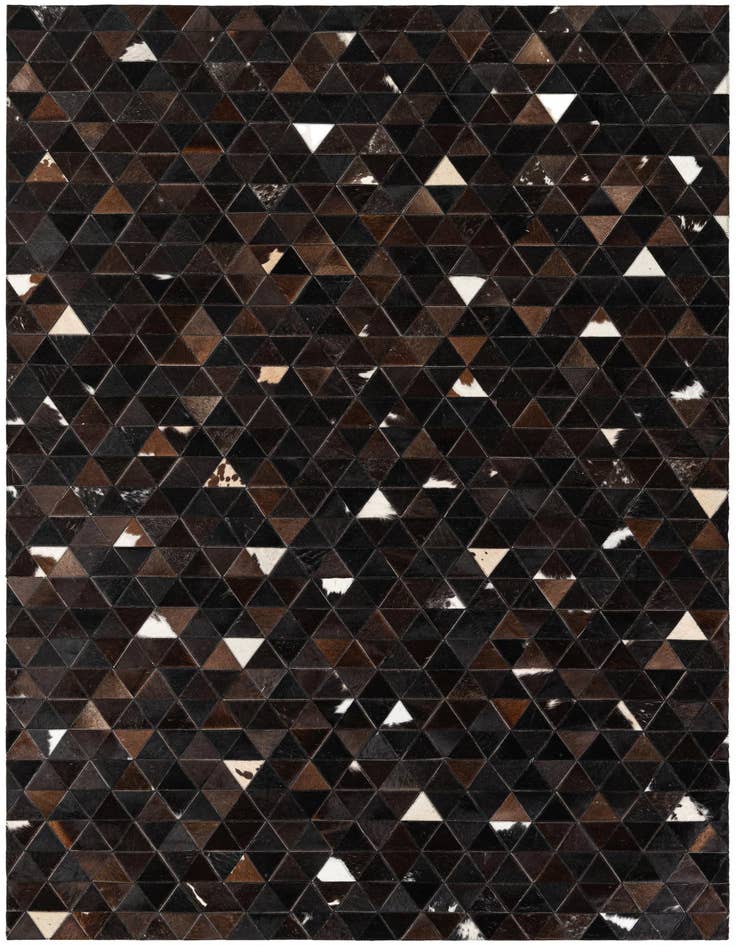 Detail image of 5' 1 x 8' Cowhide Stocks Rug