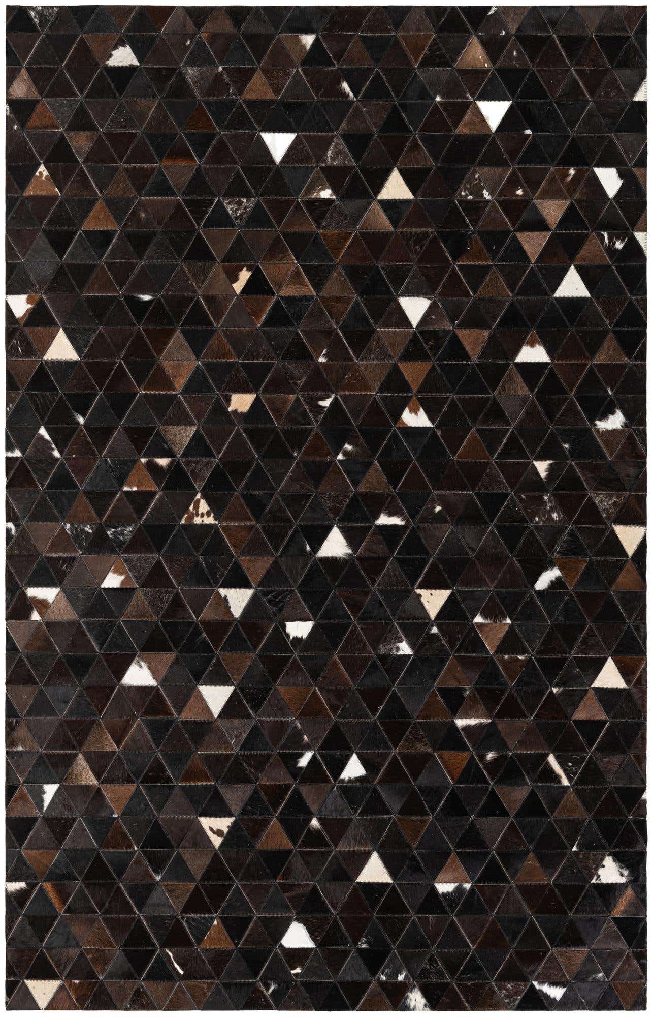 5' 1 x 8' Cowhide Stocks Rug