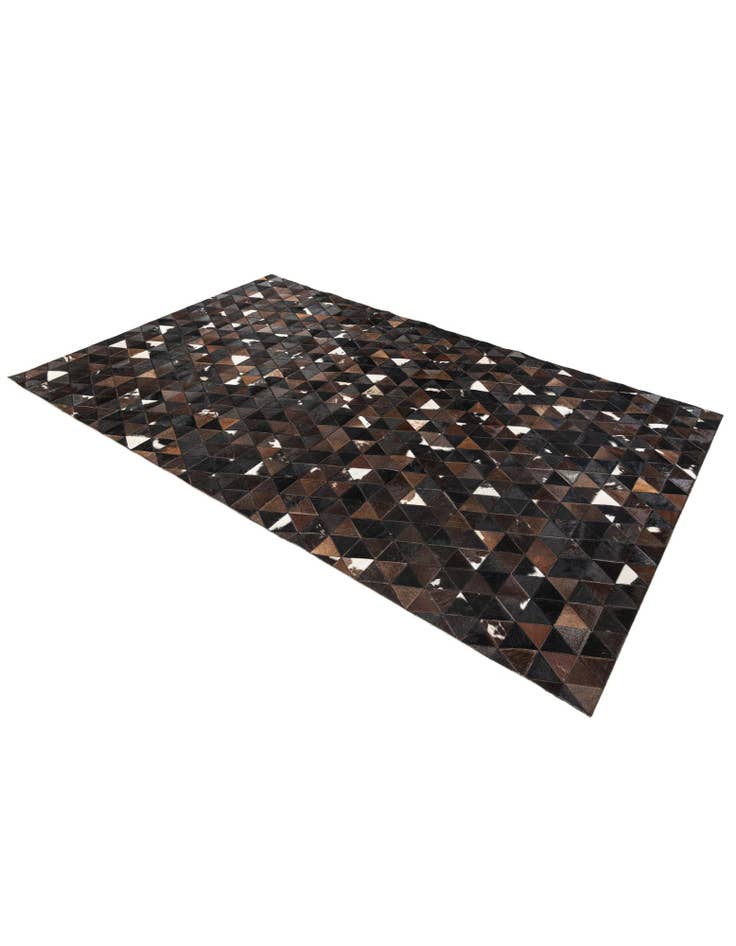 Detail image of 4' 11 x 7' 10 Cowhide Stocks Rug
