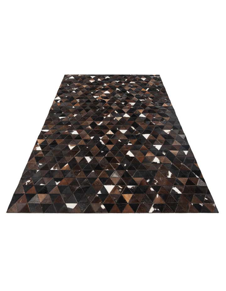 4' 11 x 7' 10 Cowhide Stocks Rug