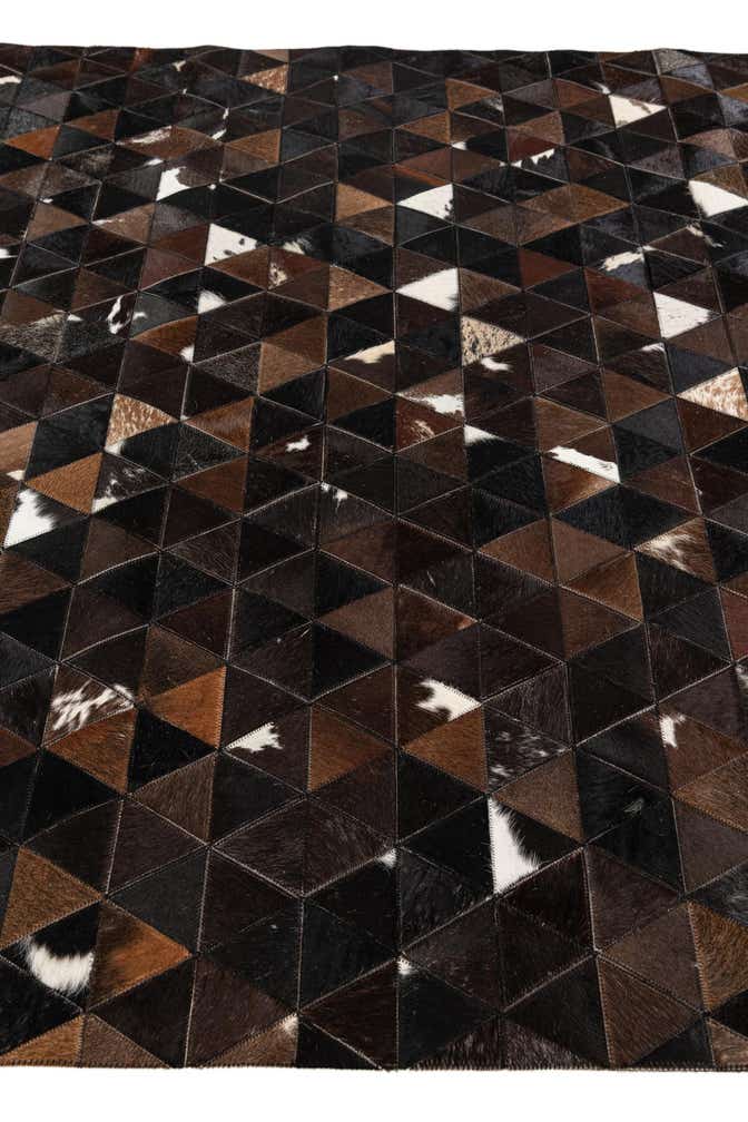 4' 11 x 7' 10 Cowhide Stocks Rug