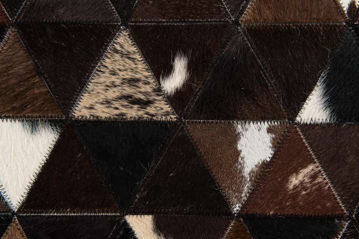4' 11 x 7' 10 Cowhide Stocks Rug