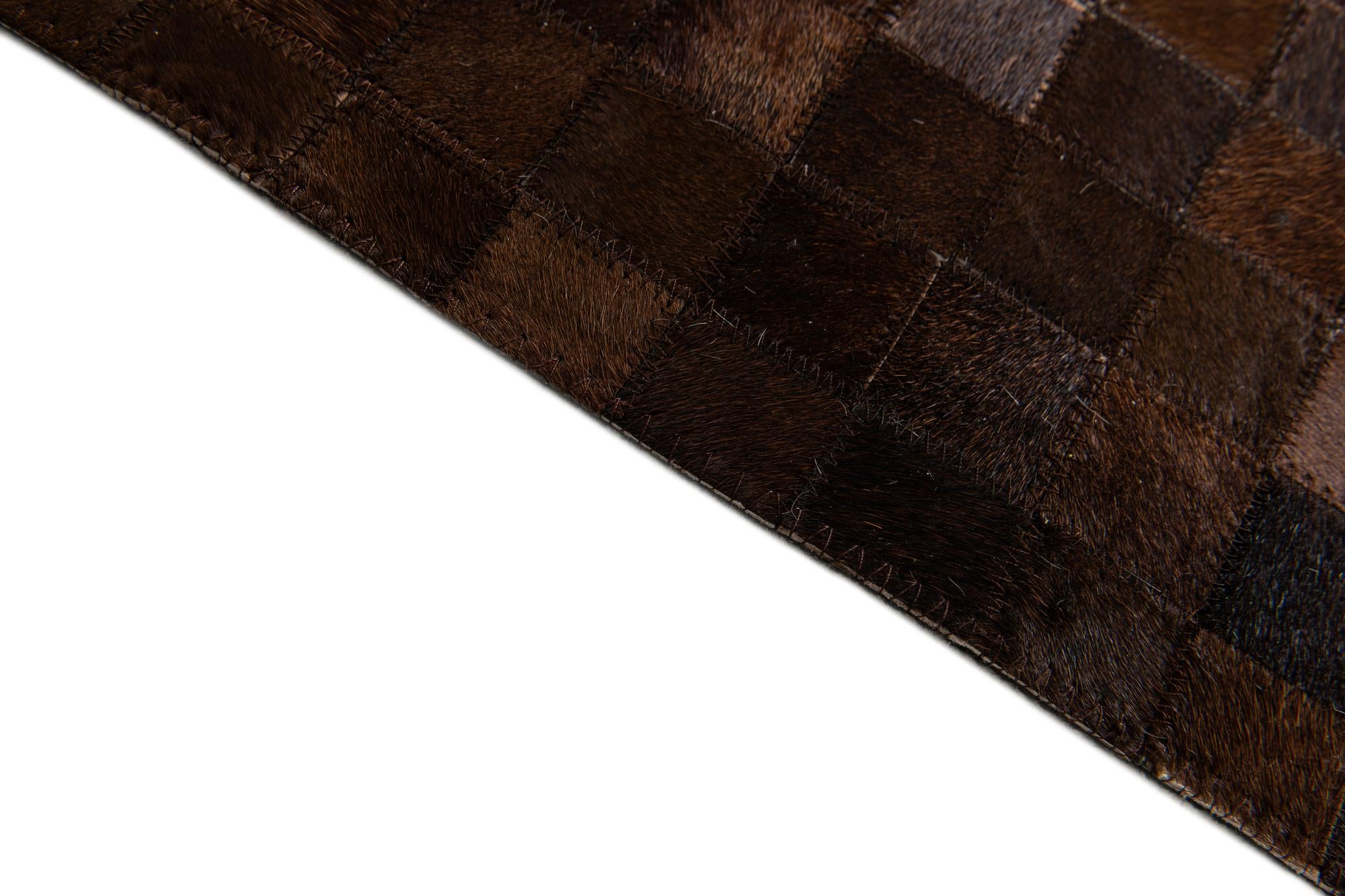 5' 1 x 7' 11 Cowhide Stocks Rug