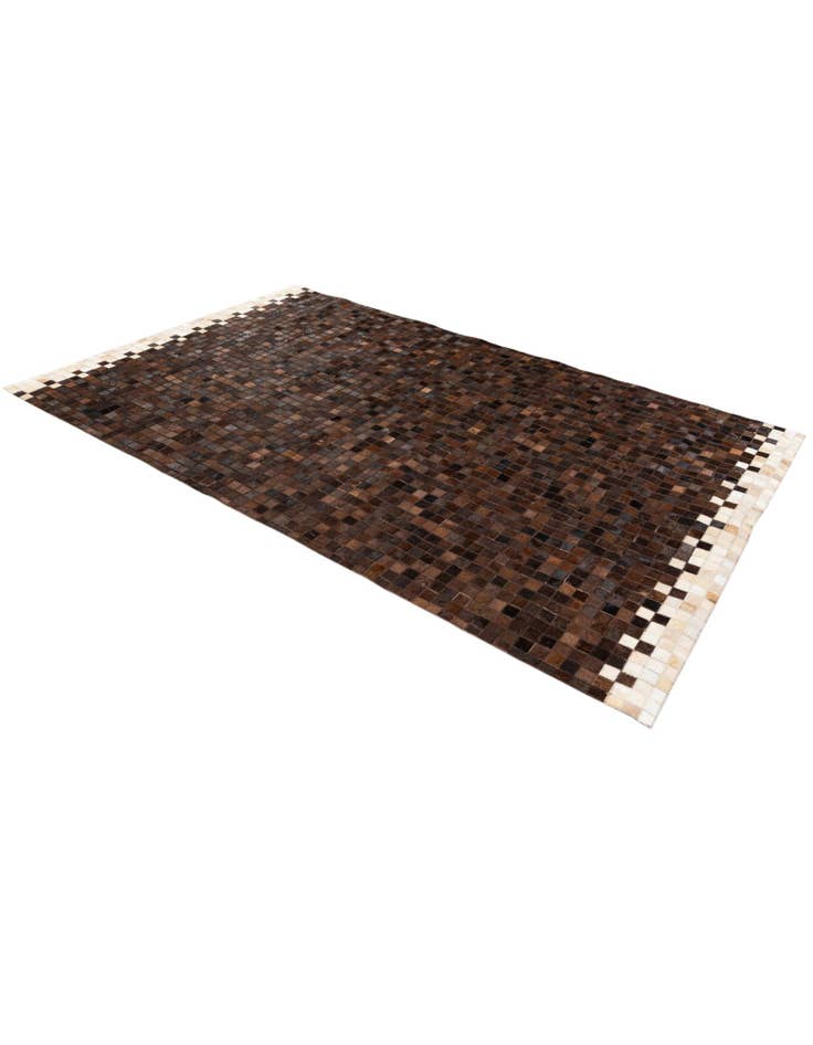 Detail image of 5' x 7' 11 Cowhide Stocks Rug