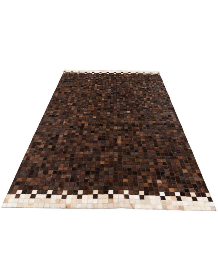 5' x 7' 11 Cowhide Stocks Rug