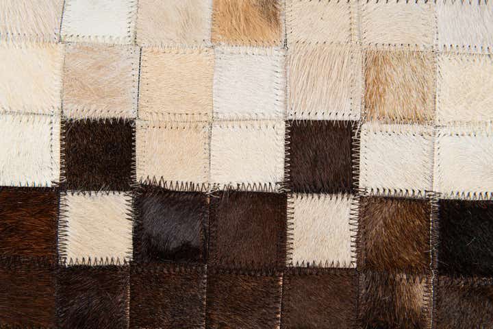 5' x 7' 11 Cowhide Stocks Rug
