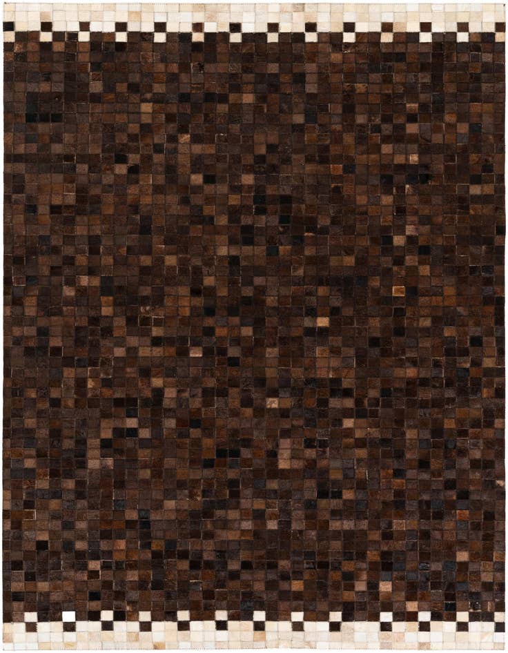 Detail image of 5' x 7' 11 Cowhide Stocks Rug