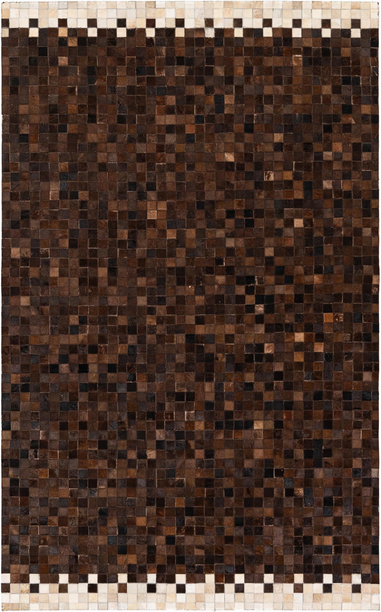 4' 11 x 8' 1 Cowhide Stocks Rug