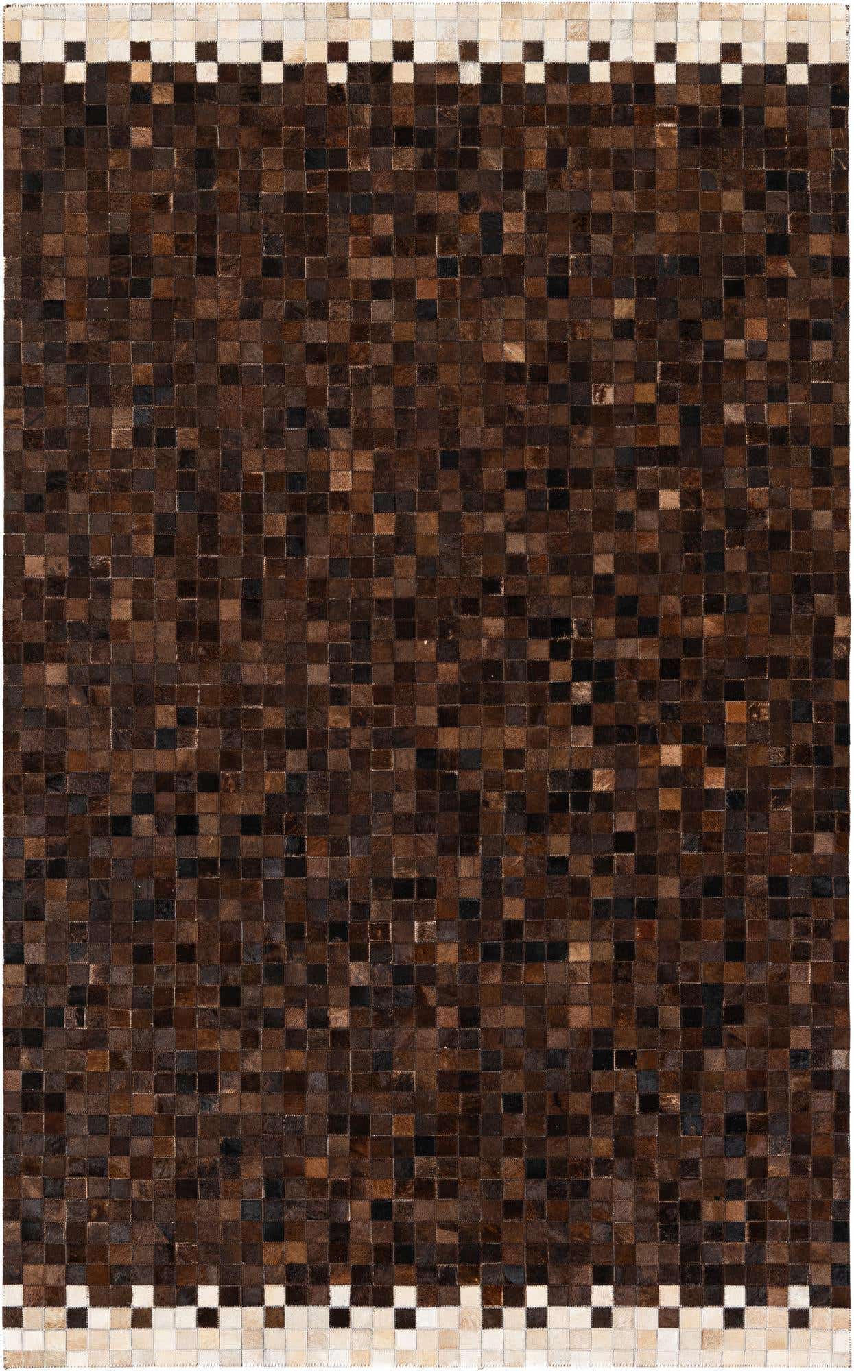 4' 11 x 8' 1 Cowhide Stocks Rug