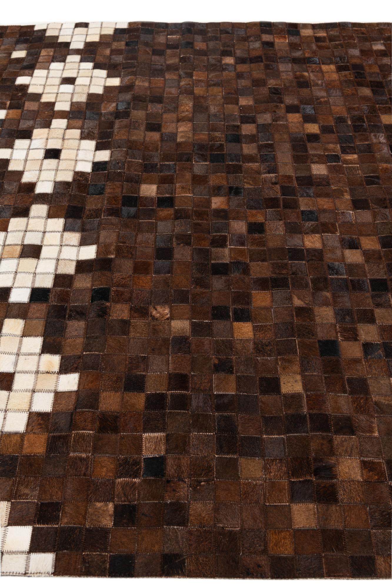 5' 1 x 7' 11 Cowhide Stocks Rug