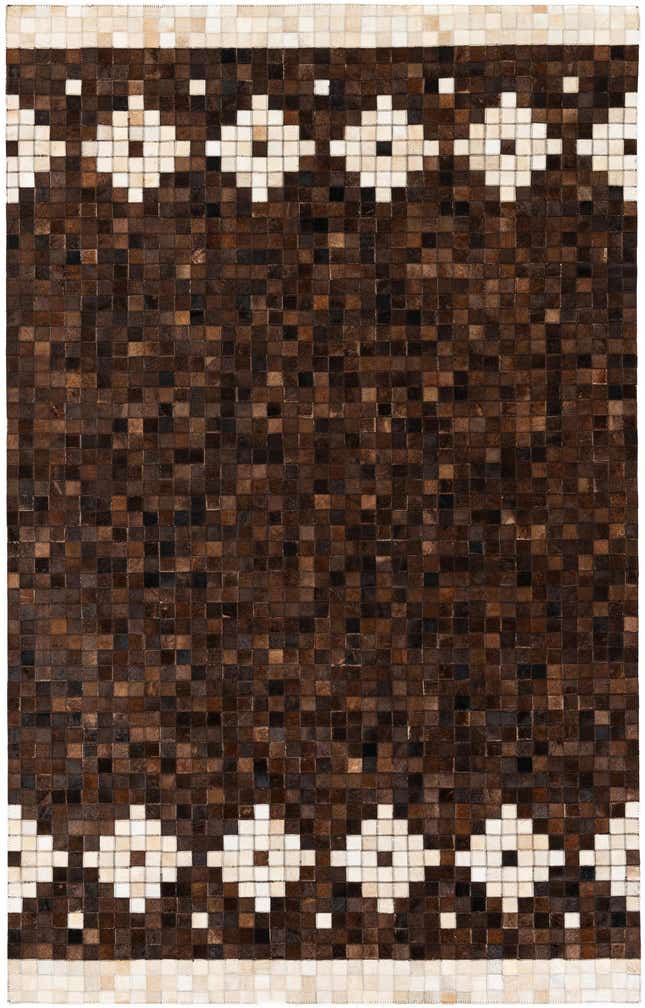 5' 1 x 7' 11 Cowhide Stocks Rug