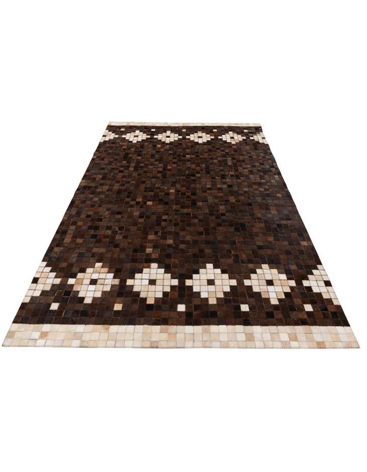 5' 2 x 8' Cowhide Stocks Rug