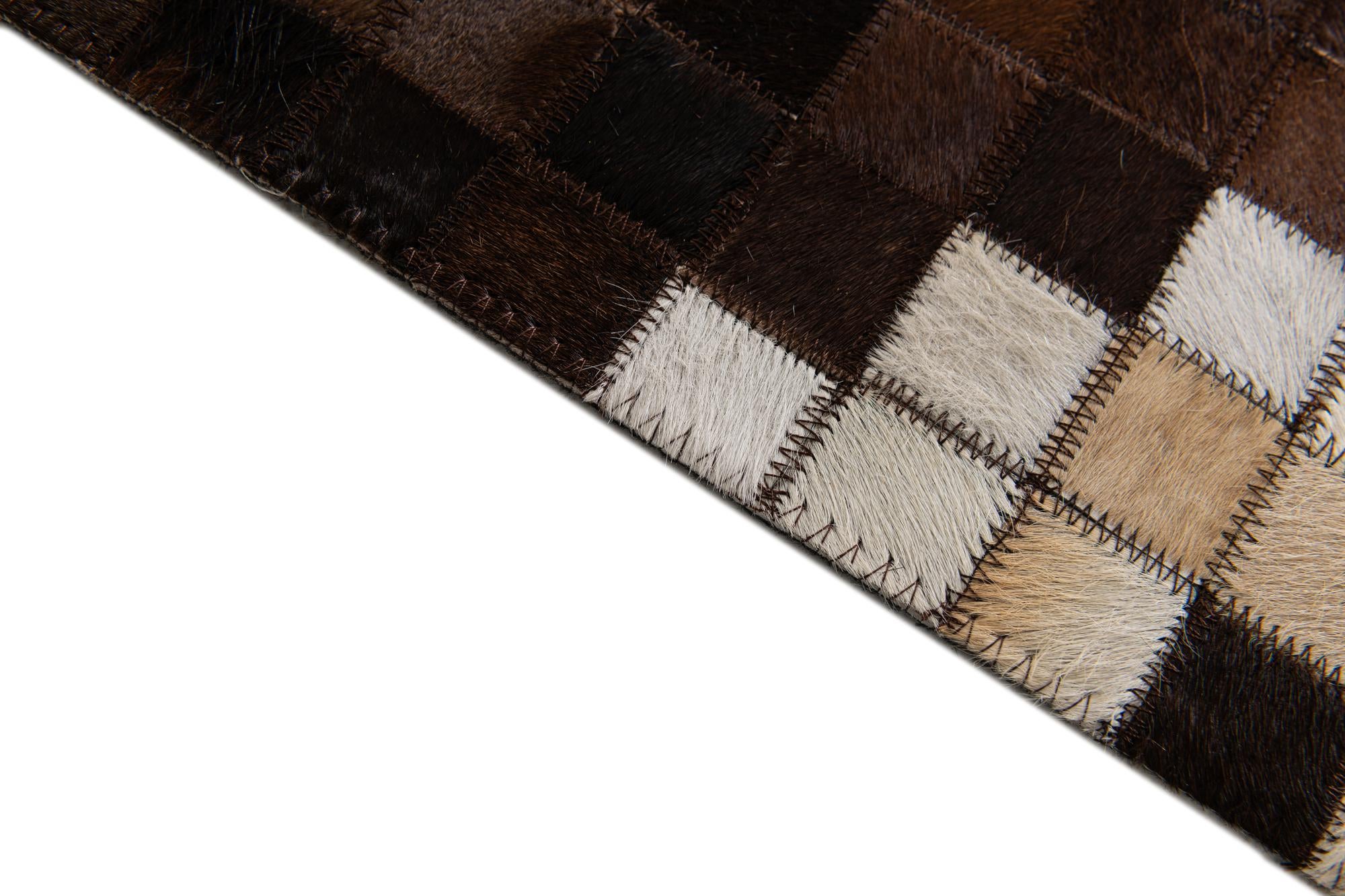 5' 2 x 8' Cowhide Stocks Rug