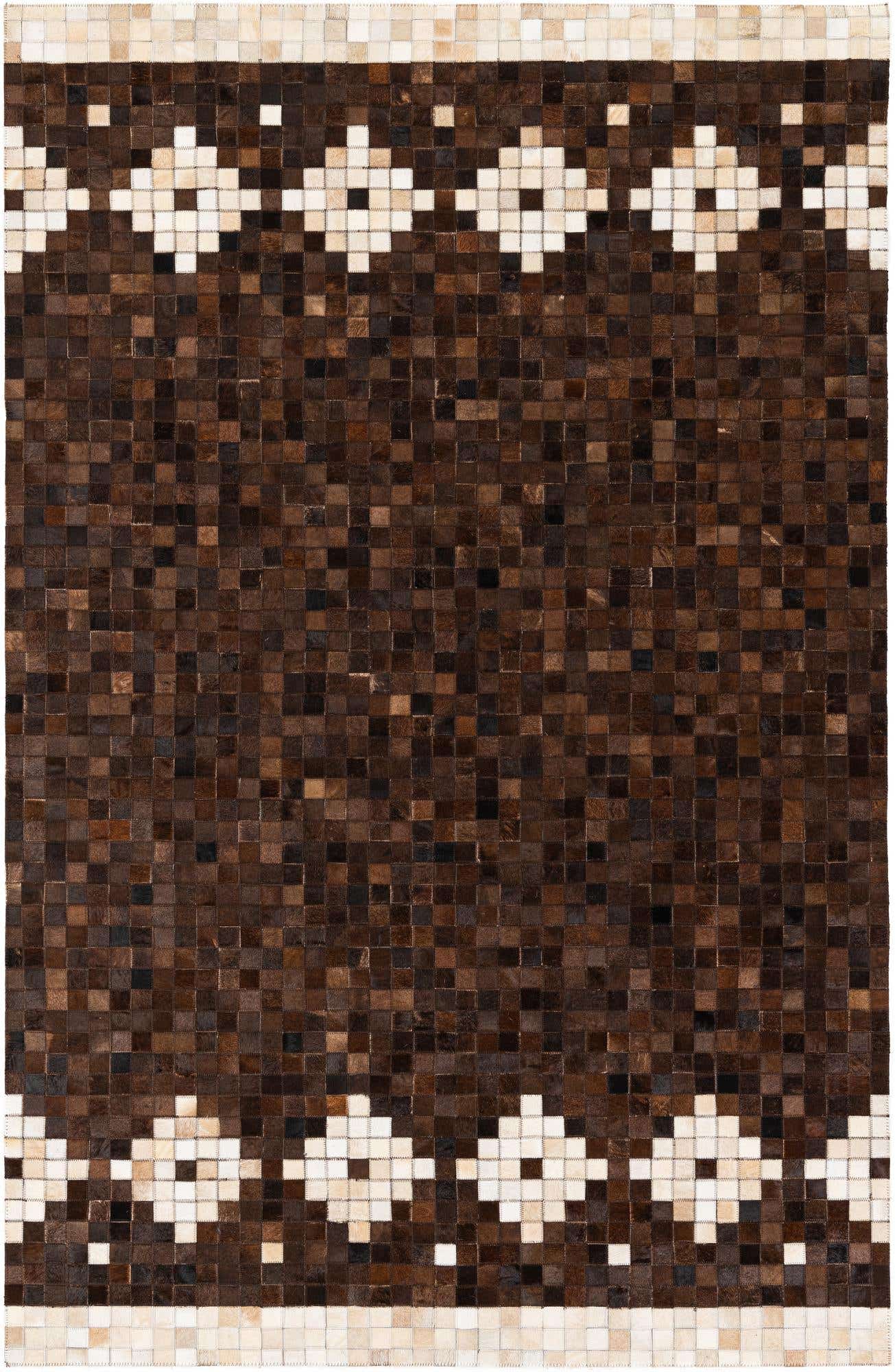 5' 2 x 8' Cowhide Stocks Rug