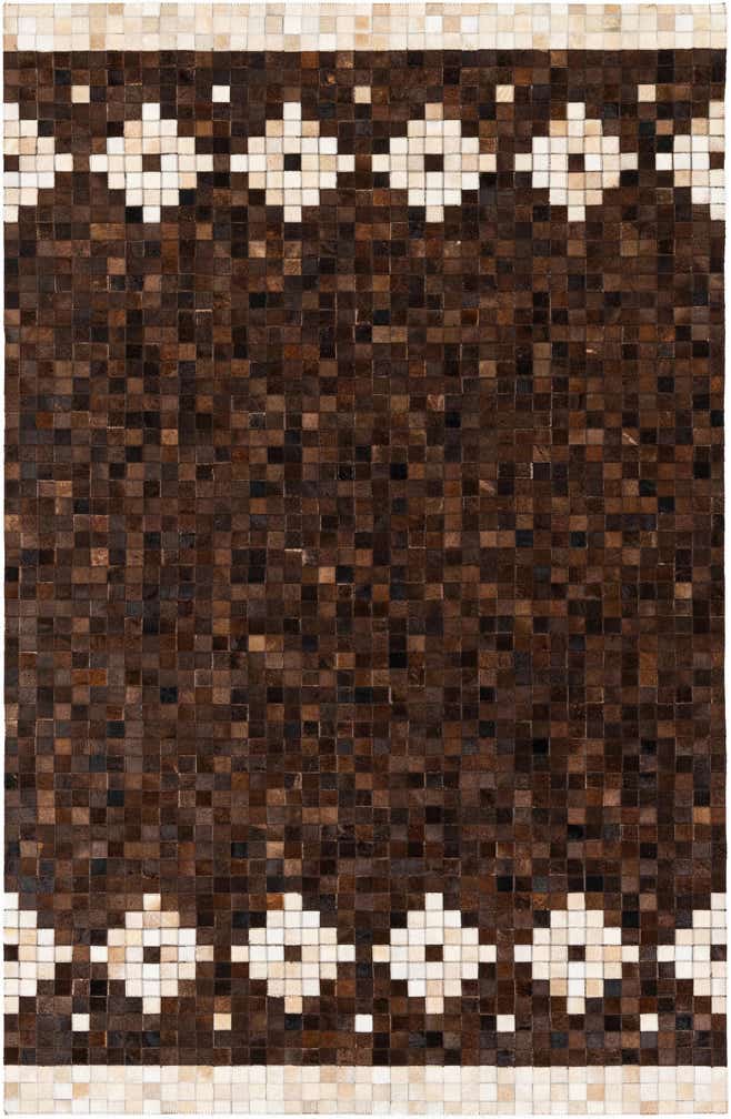 5' 2 x 8' Cowhide Stocks Rug