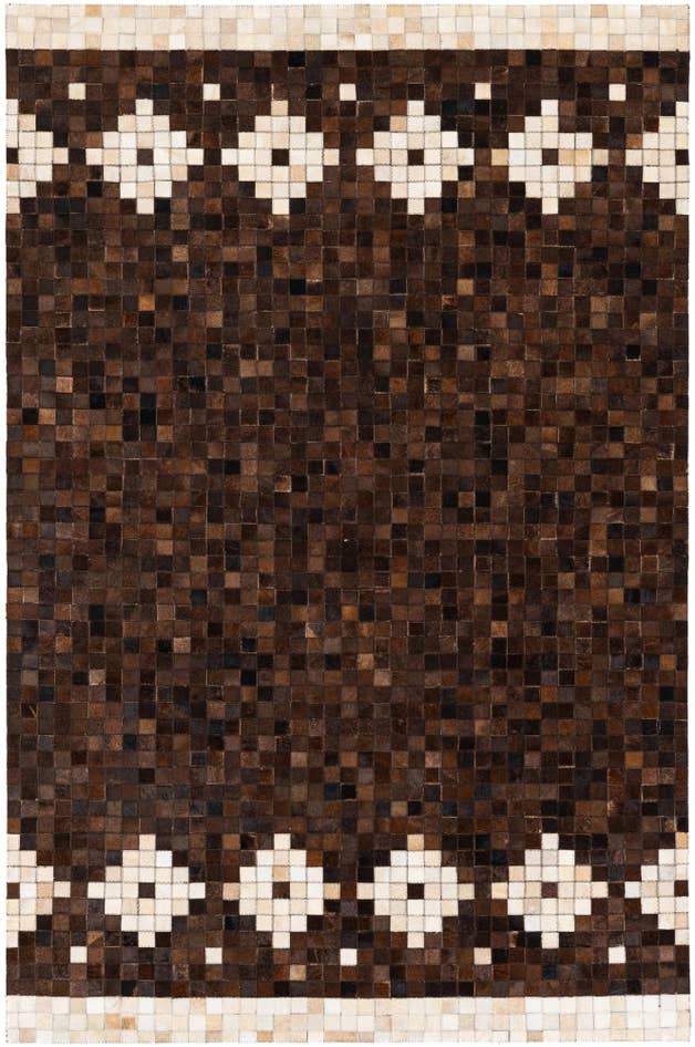 Detail image of 5' 1 x 7' 11 Cowhide Stocks Rug