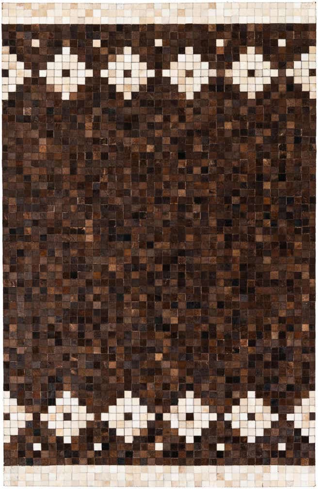 5' 2 x 8' Cowhide Stocks Rug