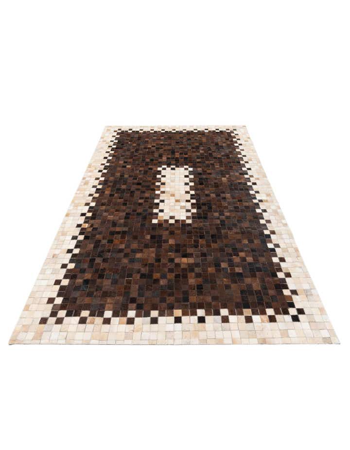 5' 1 x 8' 2 Cowhide Stocks Rug