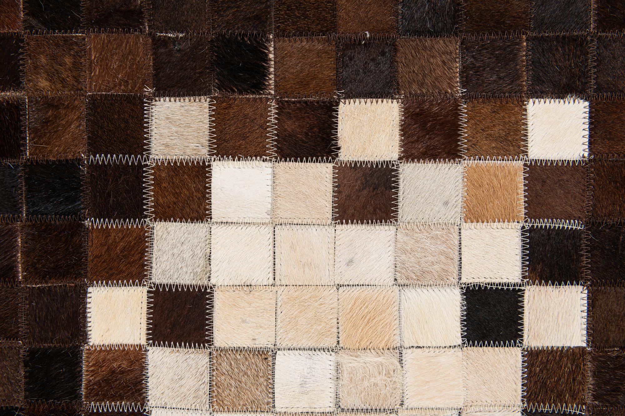 5' 1 x 8' 2 Cowhide Stocks Rug