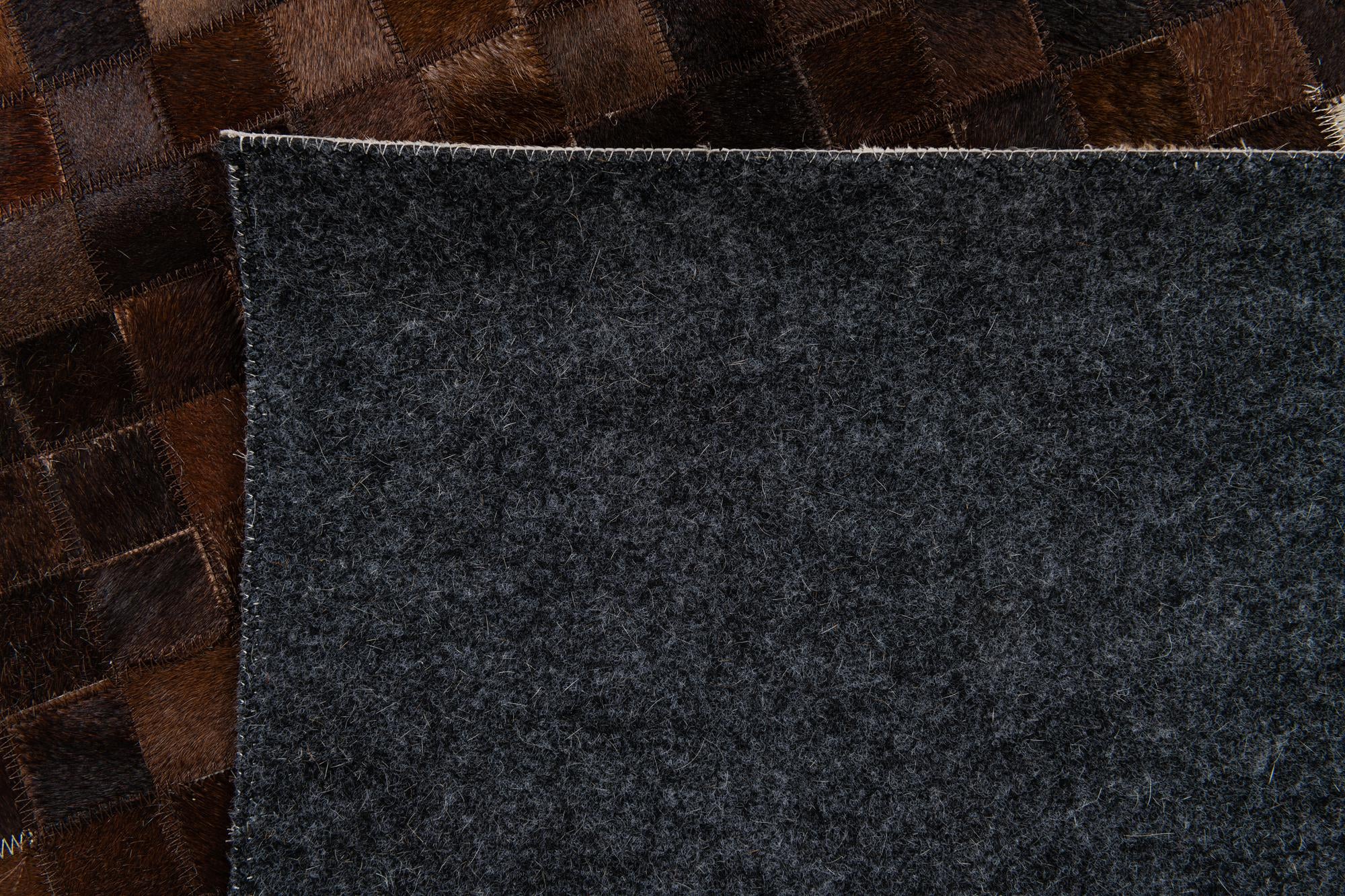 5' 1 x 8' 2 Cowhide Stocks Rug