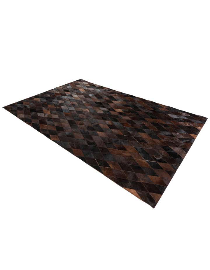 5' 2 x 8' Cowhide Stocks Rug