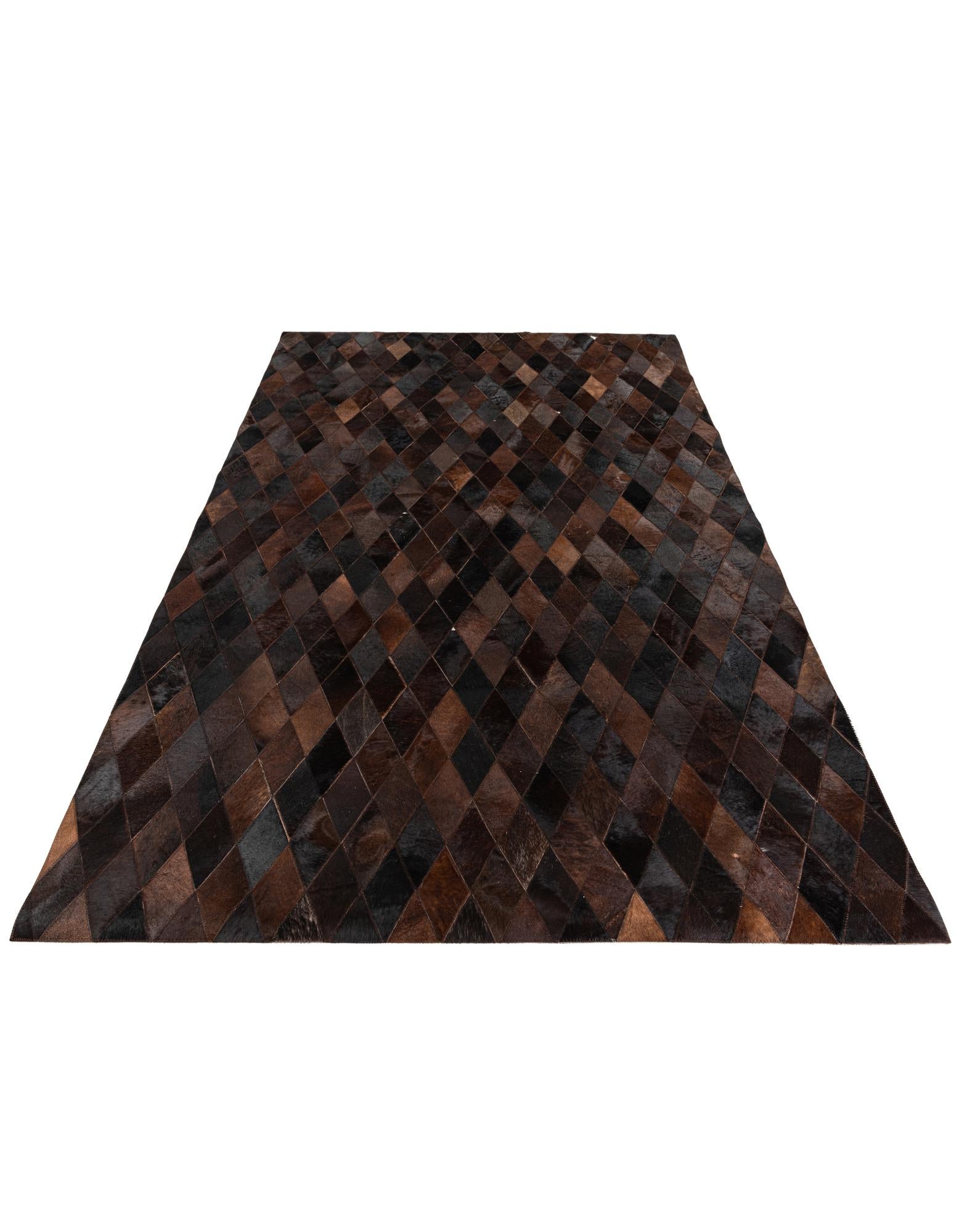 5' 2 x 8' Cowhide Stocks Rug