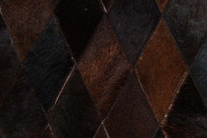 5' 2 x 8' Cowhide Stocks Rug