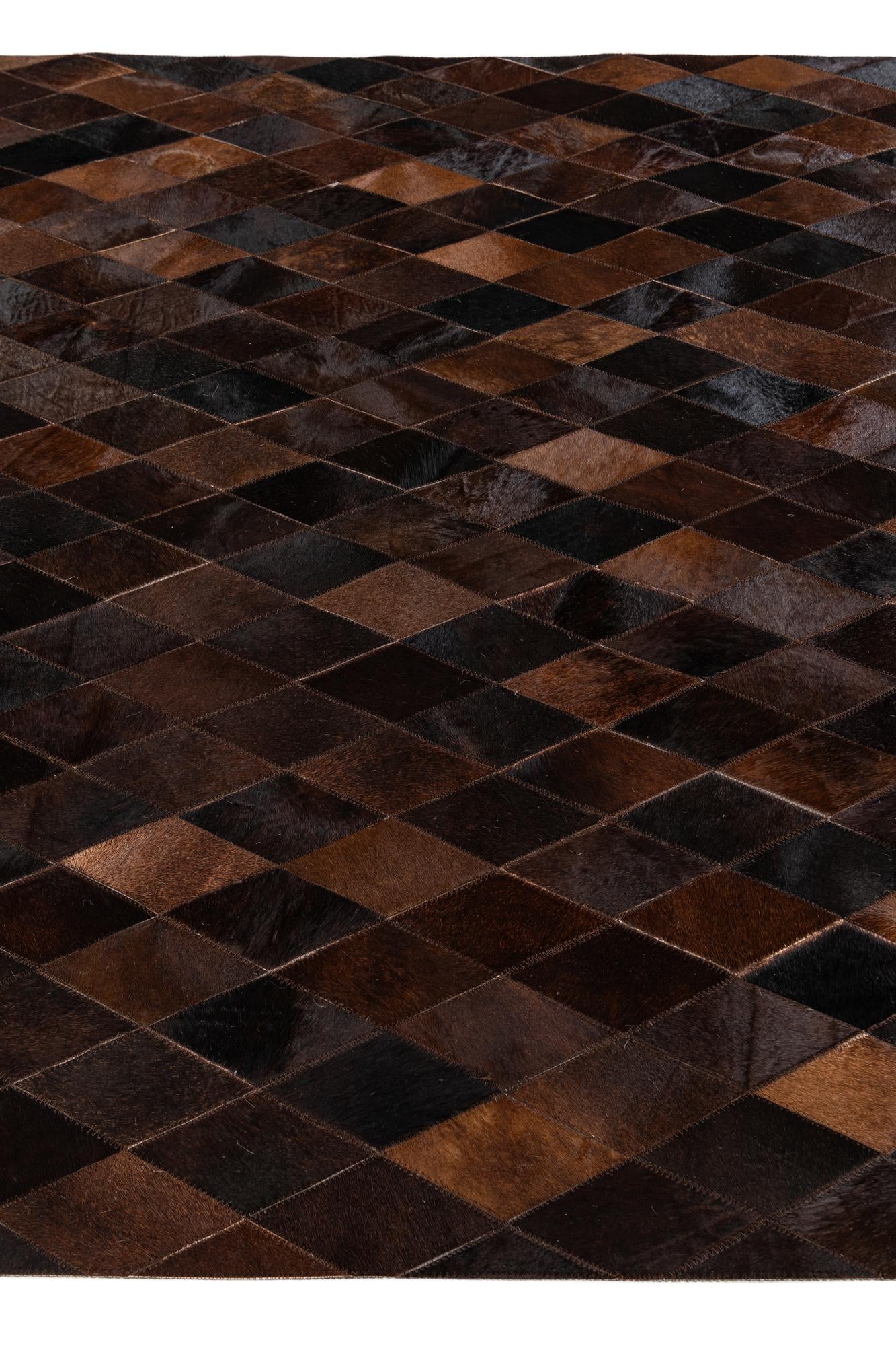5' 2 x 8' Cowhide Stocks Rug