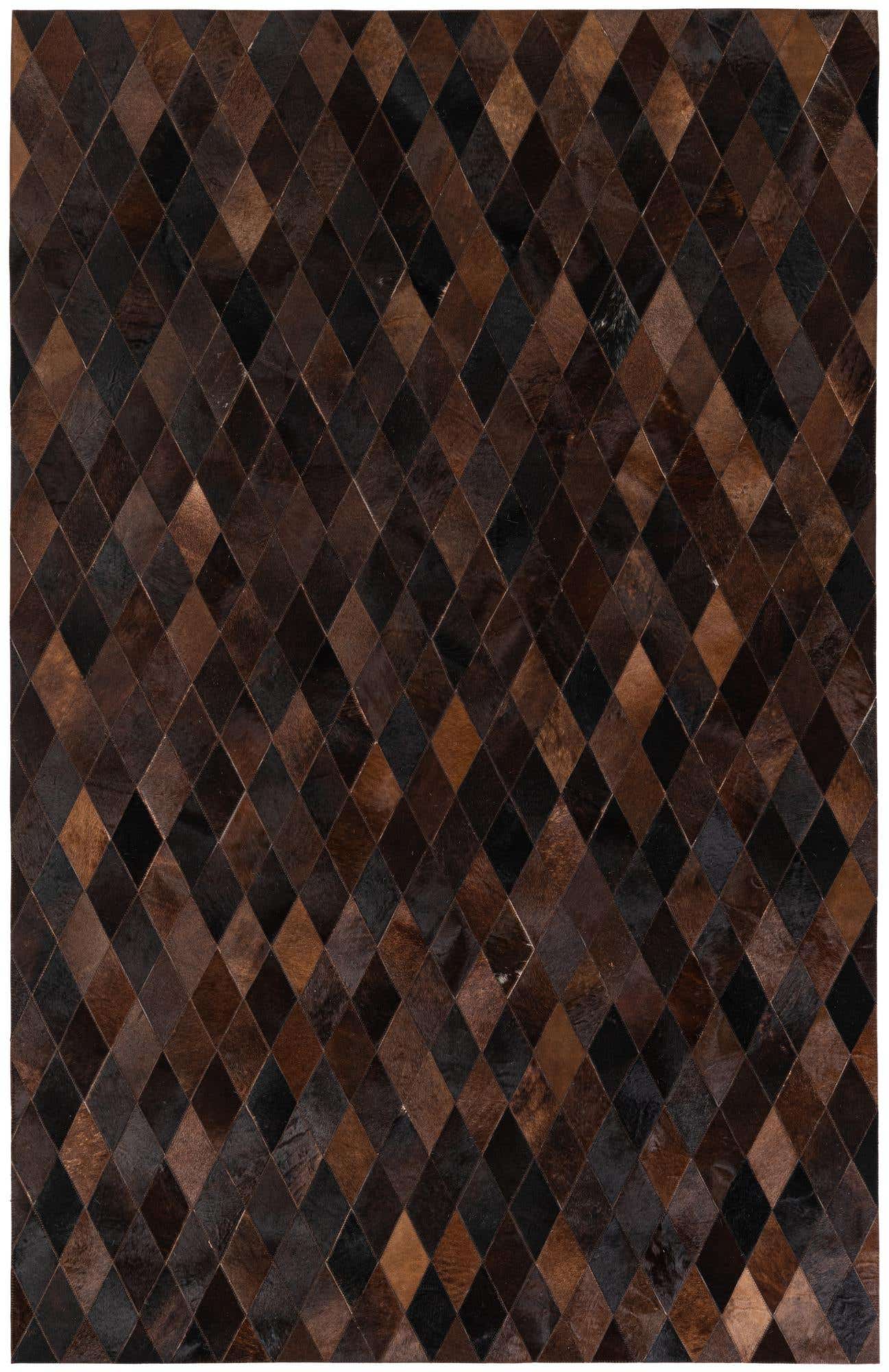 5' 2 x 8' Cowhide Stocks Rug