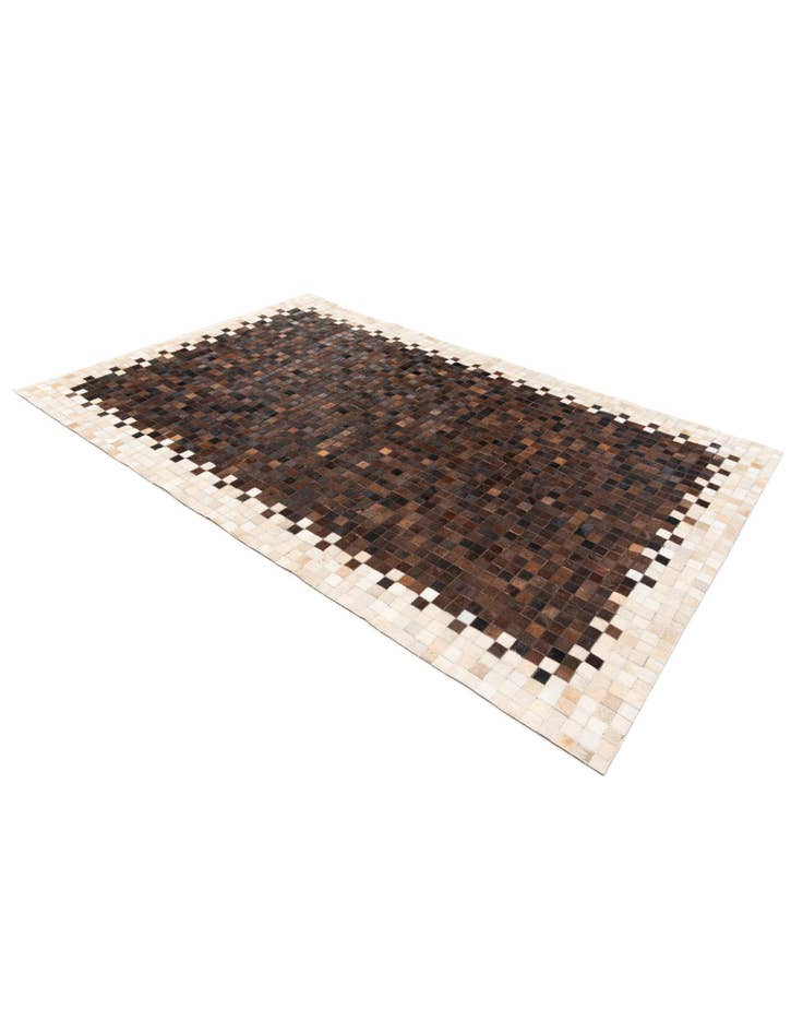 Detail image of 5' 1 x 7' 11 Cowhide Stocks Rug