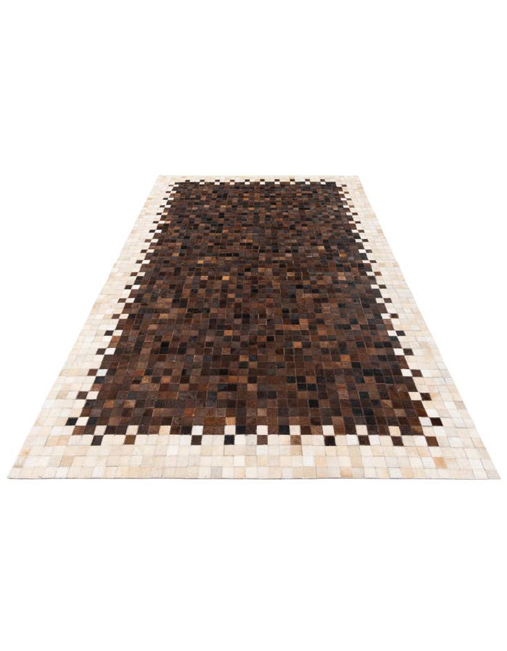 Detail image of 5' 1 x 7' 11 Cowhide Stocks Rug