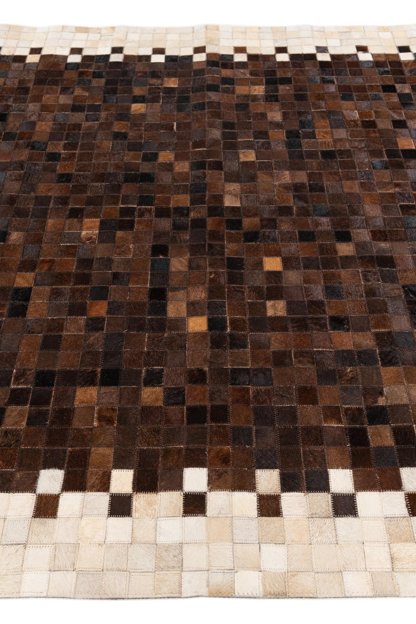 5' 1 x 7' 11 Cowhide Stocks Rug