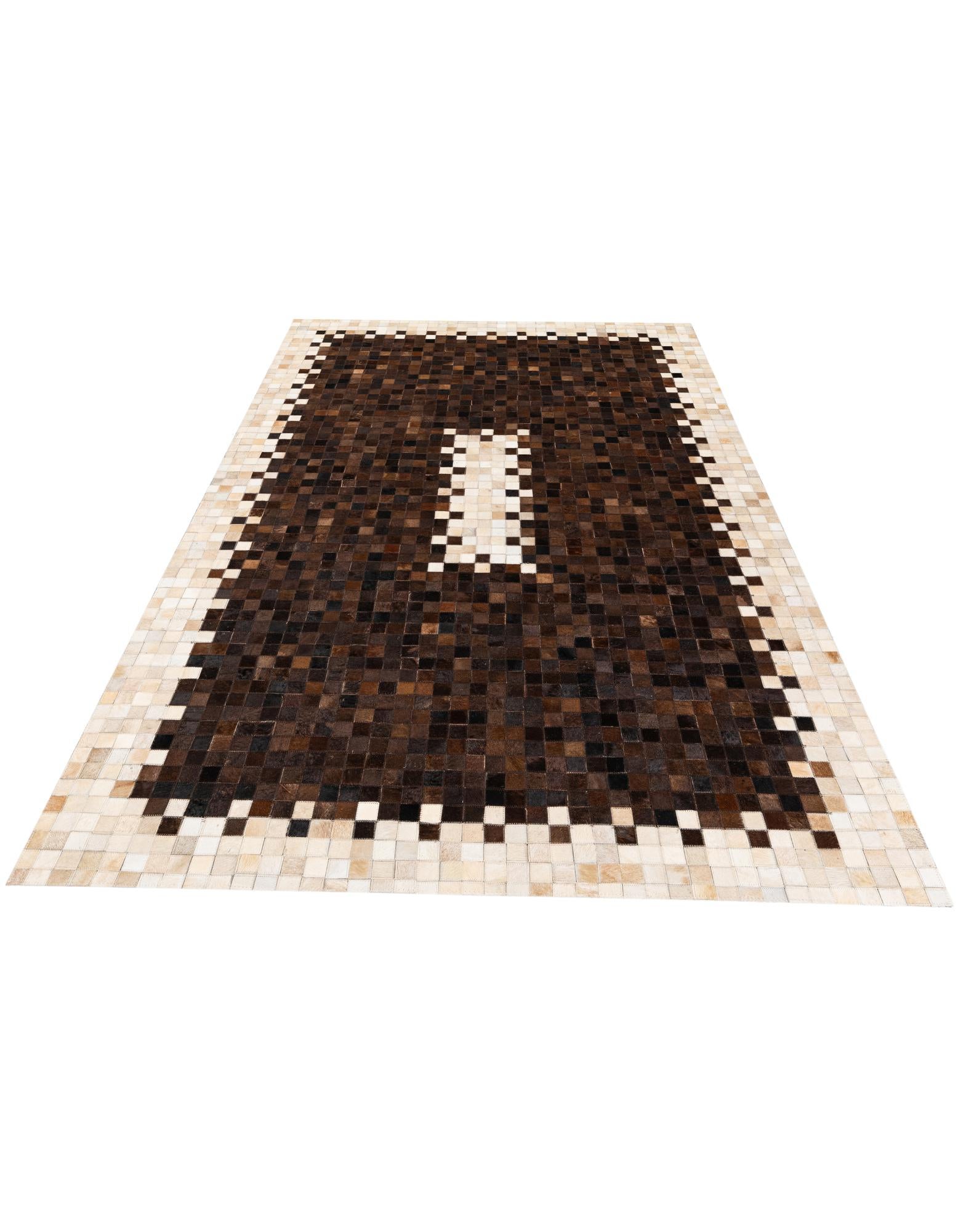 5' 1 x 8' Cowhide Stocks Rug