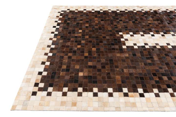 5' 1 x 8' Cowhide Stocks Rug