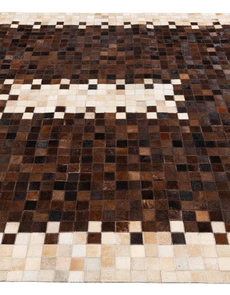 Detail image of 5' 1 x 8' Cowhide Stocks Rug