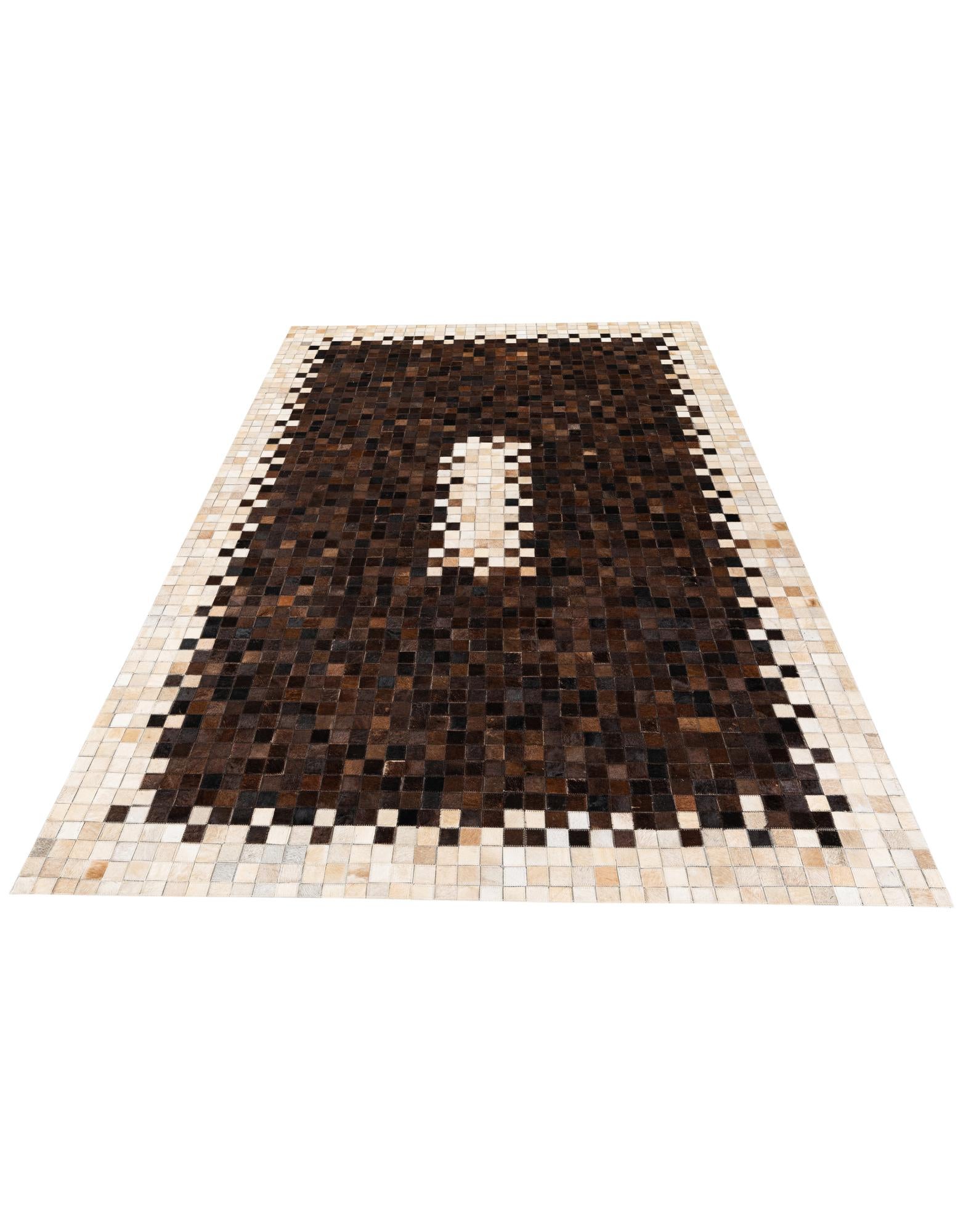 5' 3 x 8' Cowhide Stocks Rug