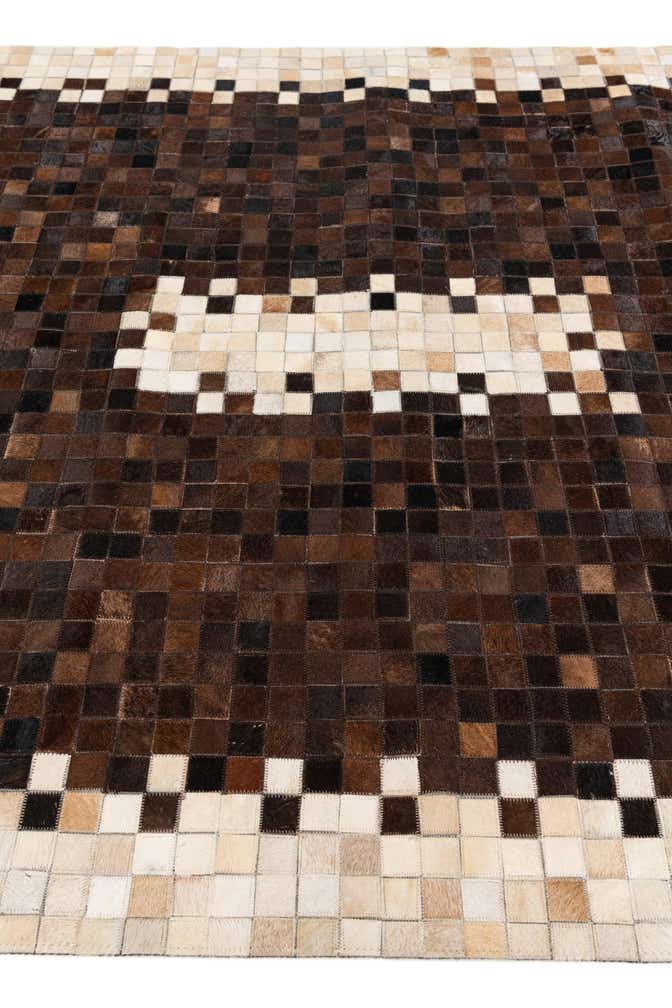 5' 3 x 8' Cowhide Stocks Rug