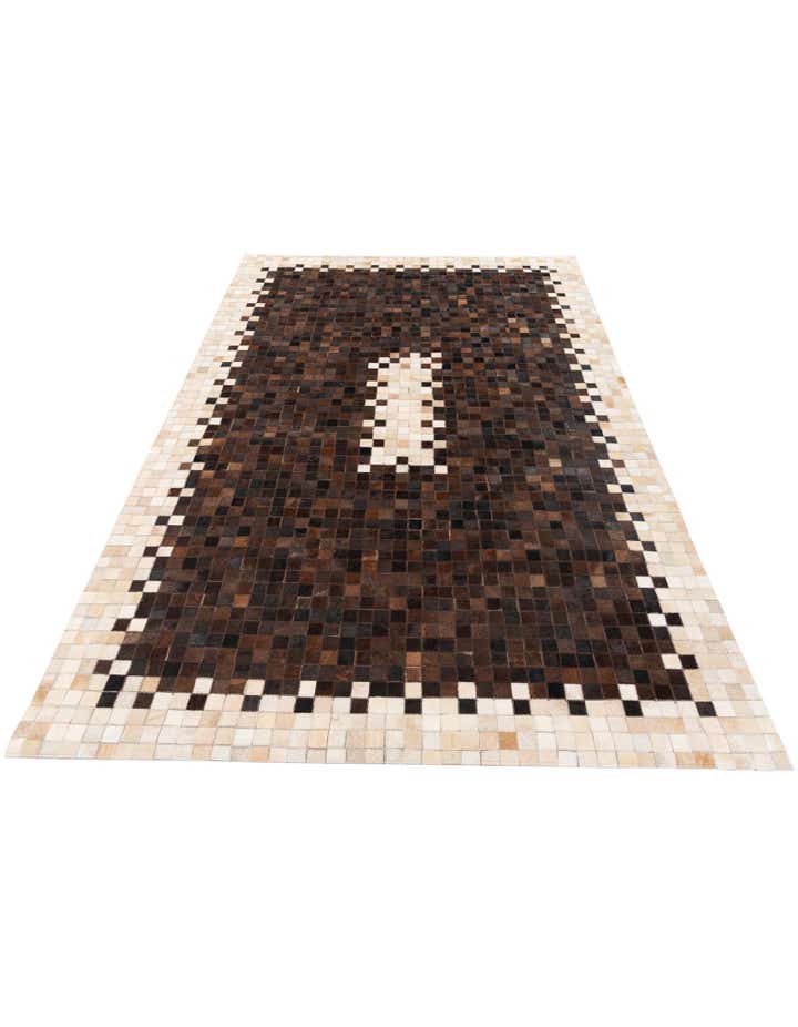 5' 2 x 8' Cowhide Stocks Rug