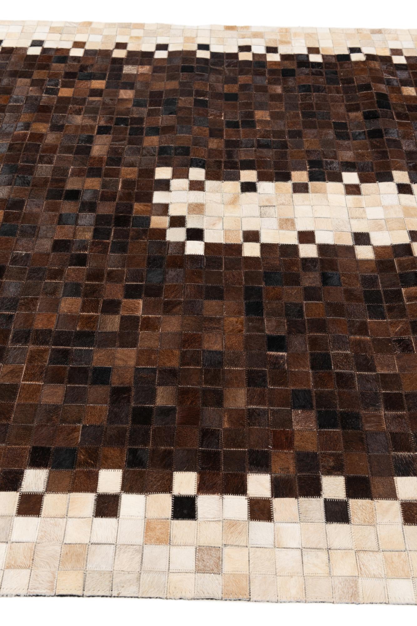 5' 2 x 8' Cowhide Stocks Rug