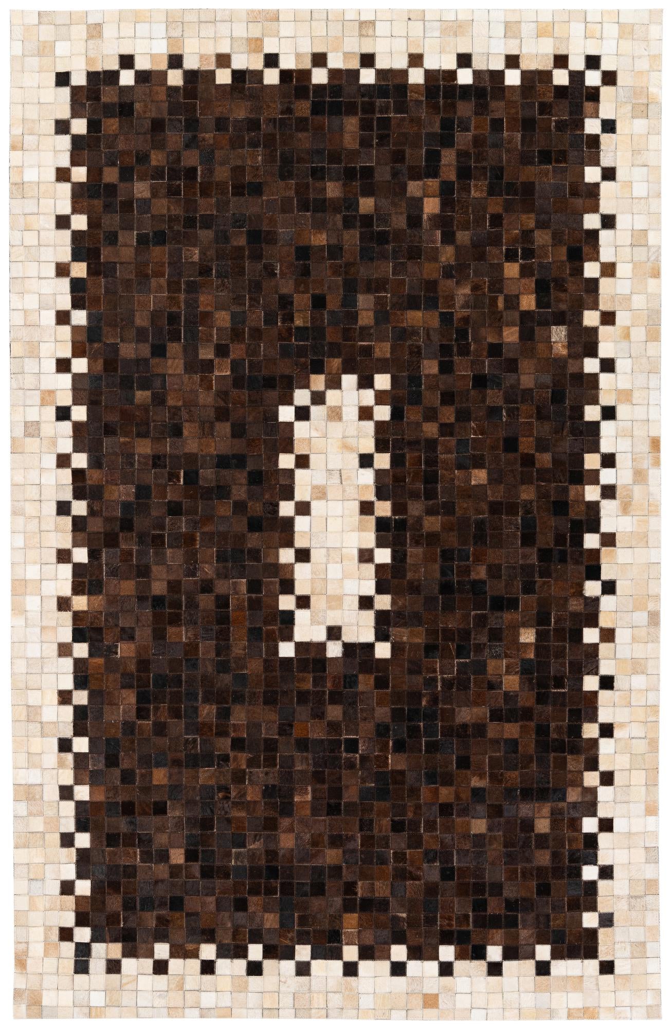 5' 2 x 8' Cowhide Stocks Rug
