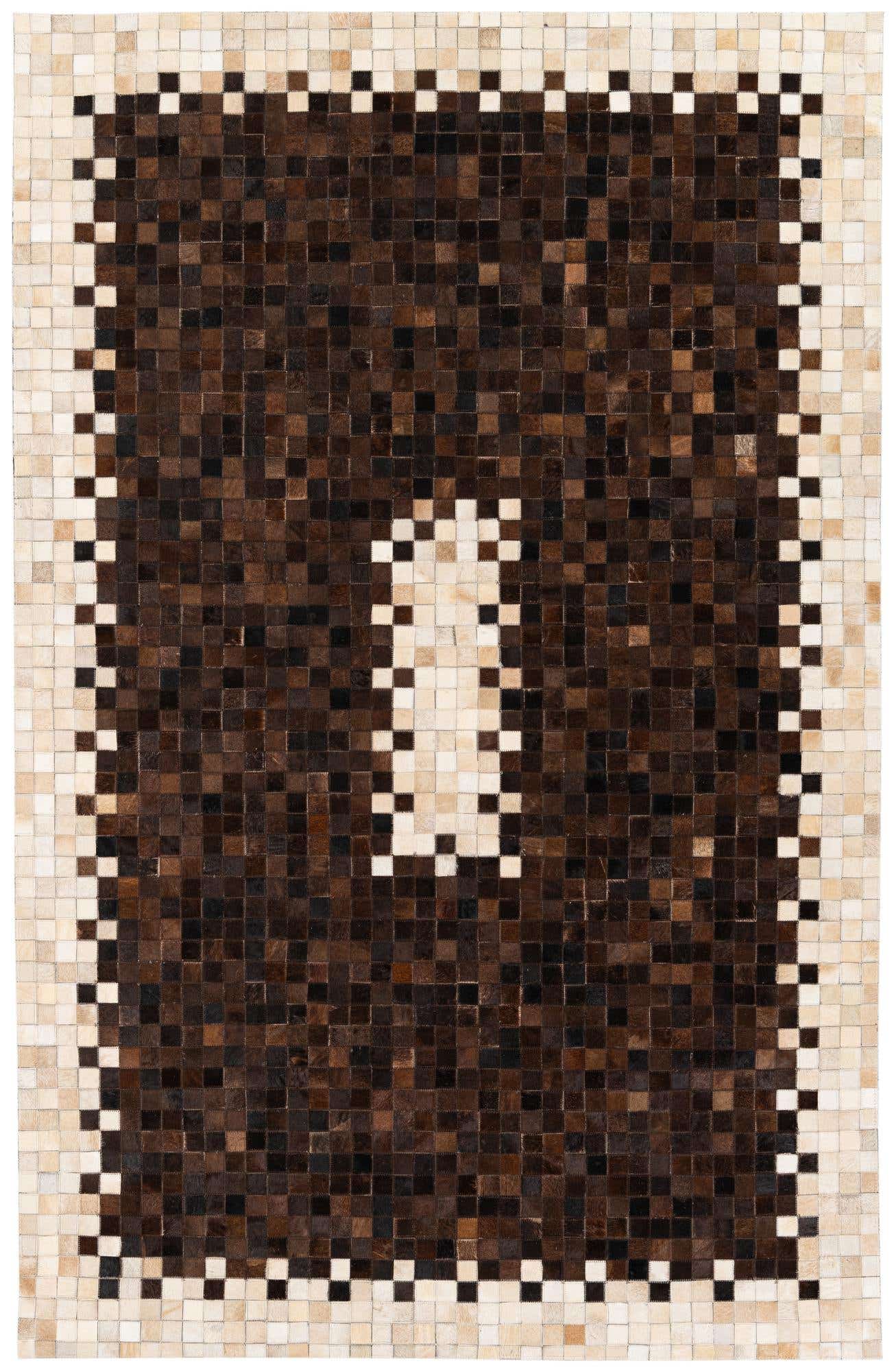 5' 2 x 8' Cowhide Stocks Rug