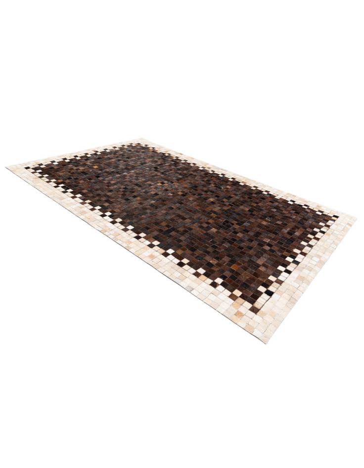 Detail image of 5' x 7' 11 Cowhide Stocks Rug