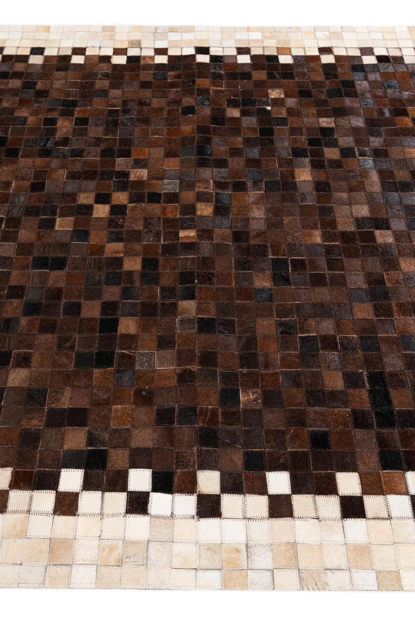 5' x 7' 11 Cowhide Stocks Rug