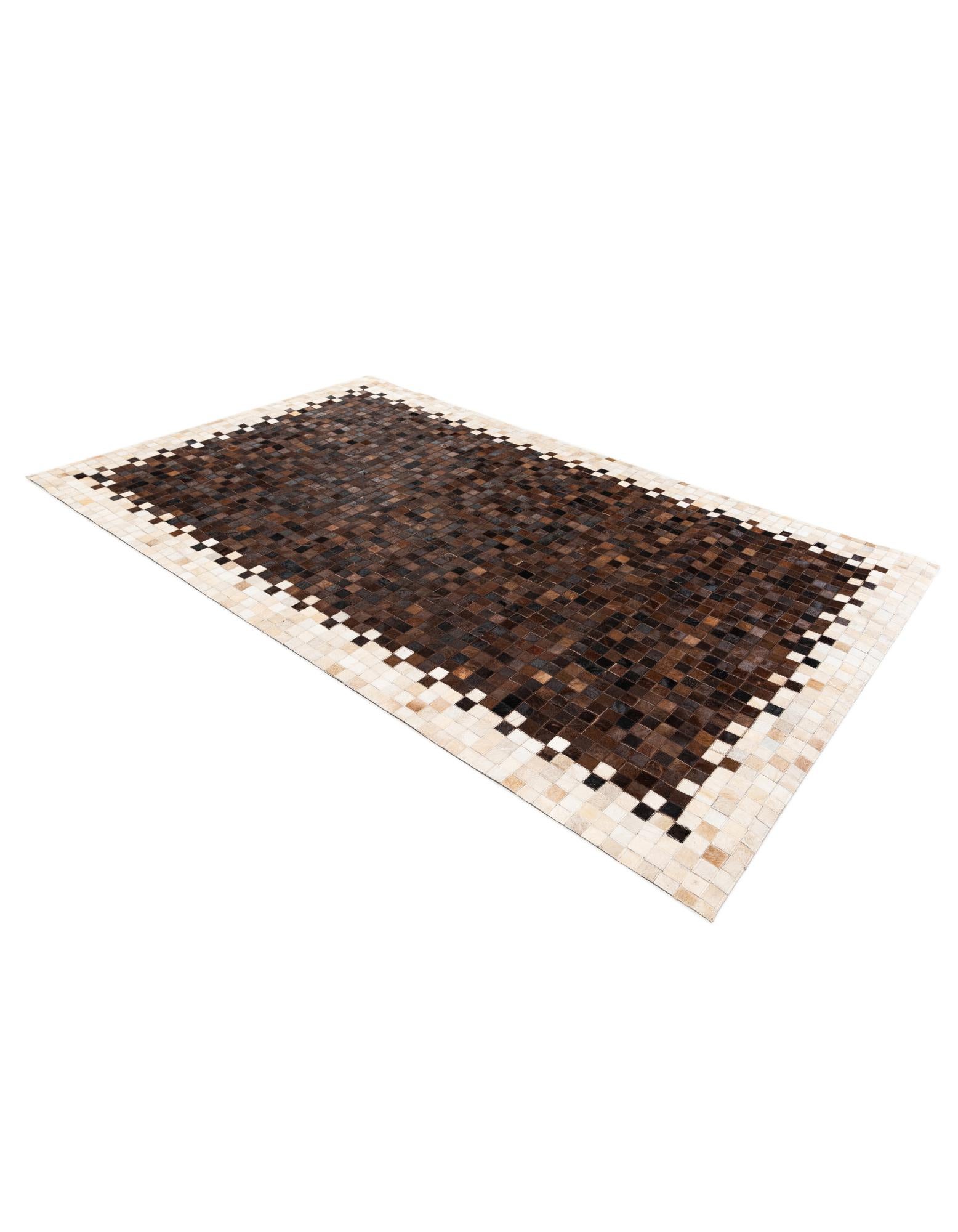 5' 1 x 8' 2 Cowhide Stocks Rug