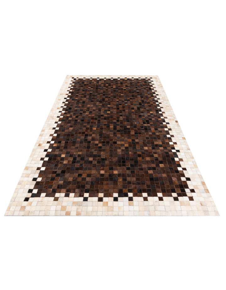 5' 1 x 8' 2 Cowhide Stocks Rug