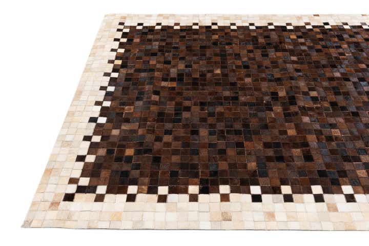 5' 1 x 8' 2 Cowhide Stocks Rug