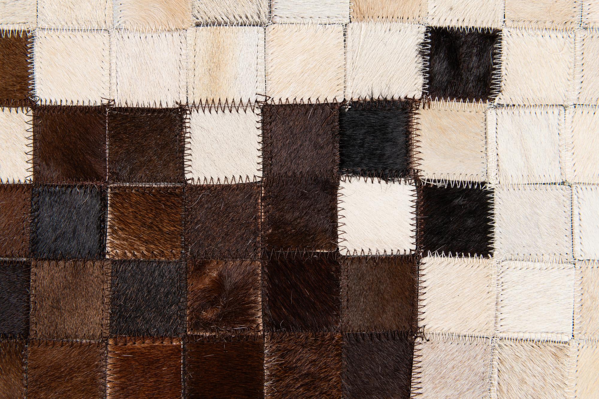 5' 1 x 8' 2 Cowhide Stocks Rug