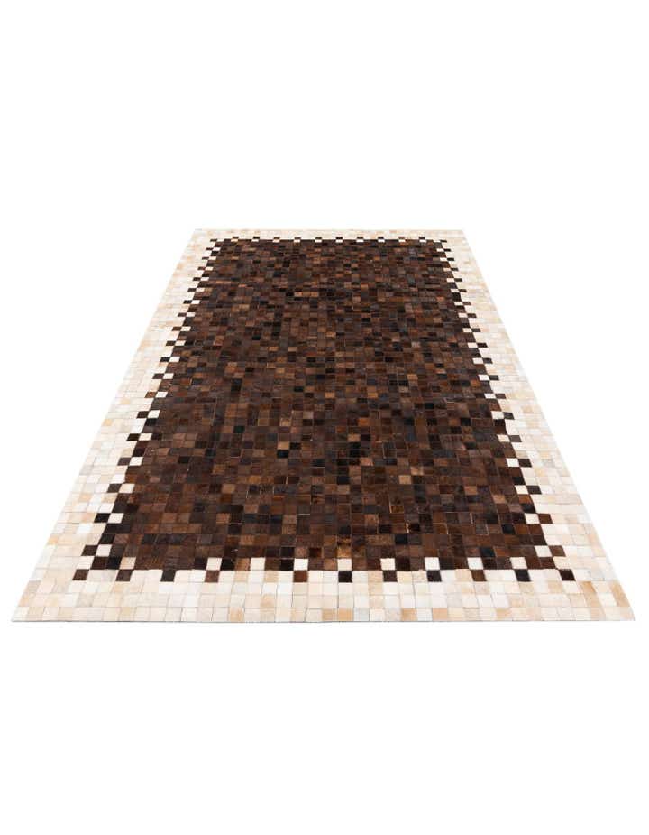 5' x 8' Cowhide Stocks Rug